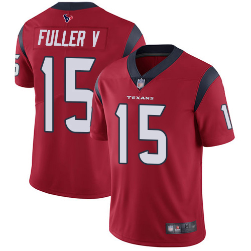 Houston Texans Limited Red Men Will Fuller V Alternate Jersey NFL Football #15 Vapor Untouchable
